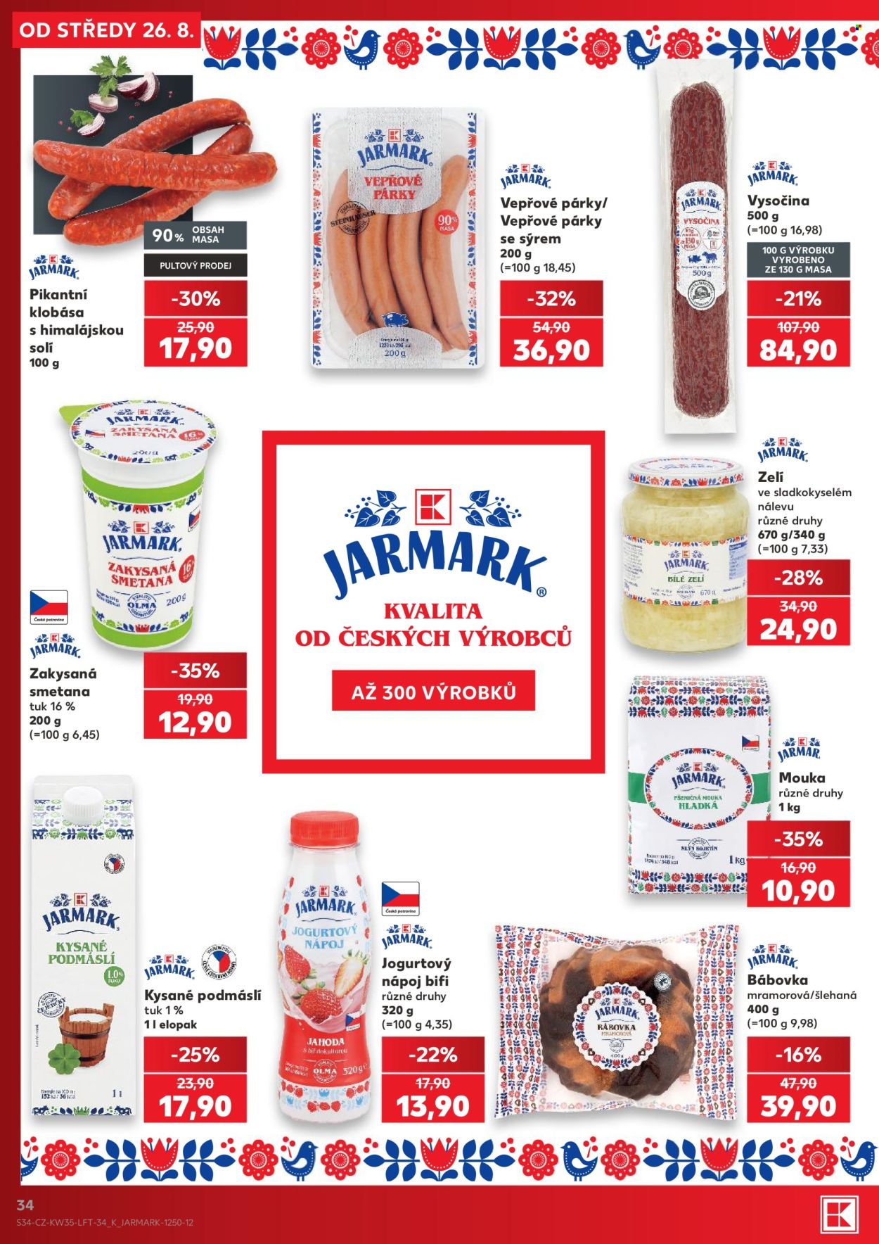 Leták Kaufland - 26.8.2026 - 1.9.2026. Strana 34