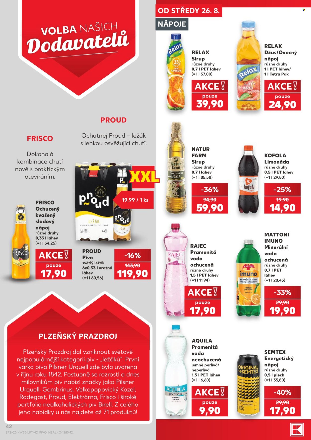 Leták Kaufland - 26.8.2026 - 1.9.2026. Strana 42
