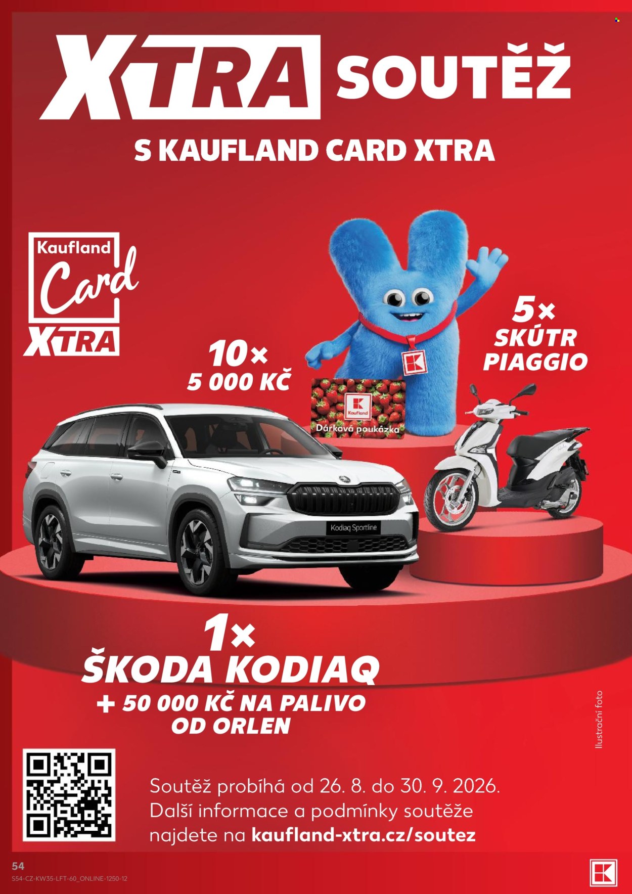 Leták Kaufland - 26.8.2026 - 1.9.2026. Strana 54