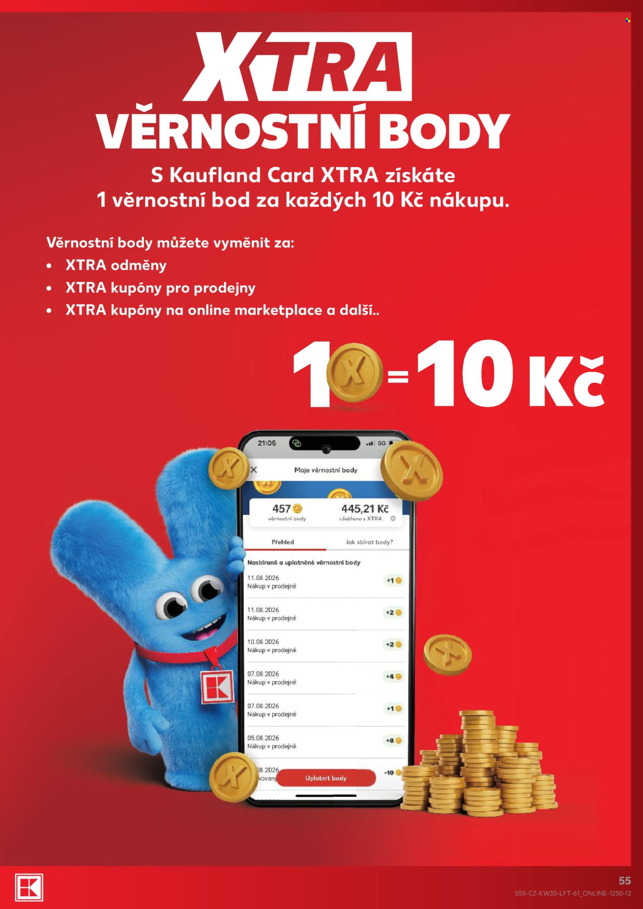 Leták Kaufland - 26.8.2026 - 1.9.2026. Strana 55