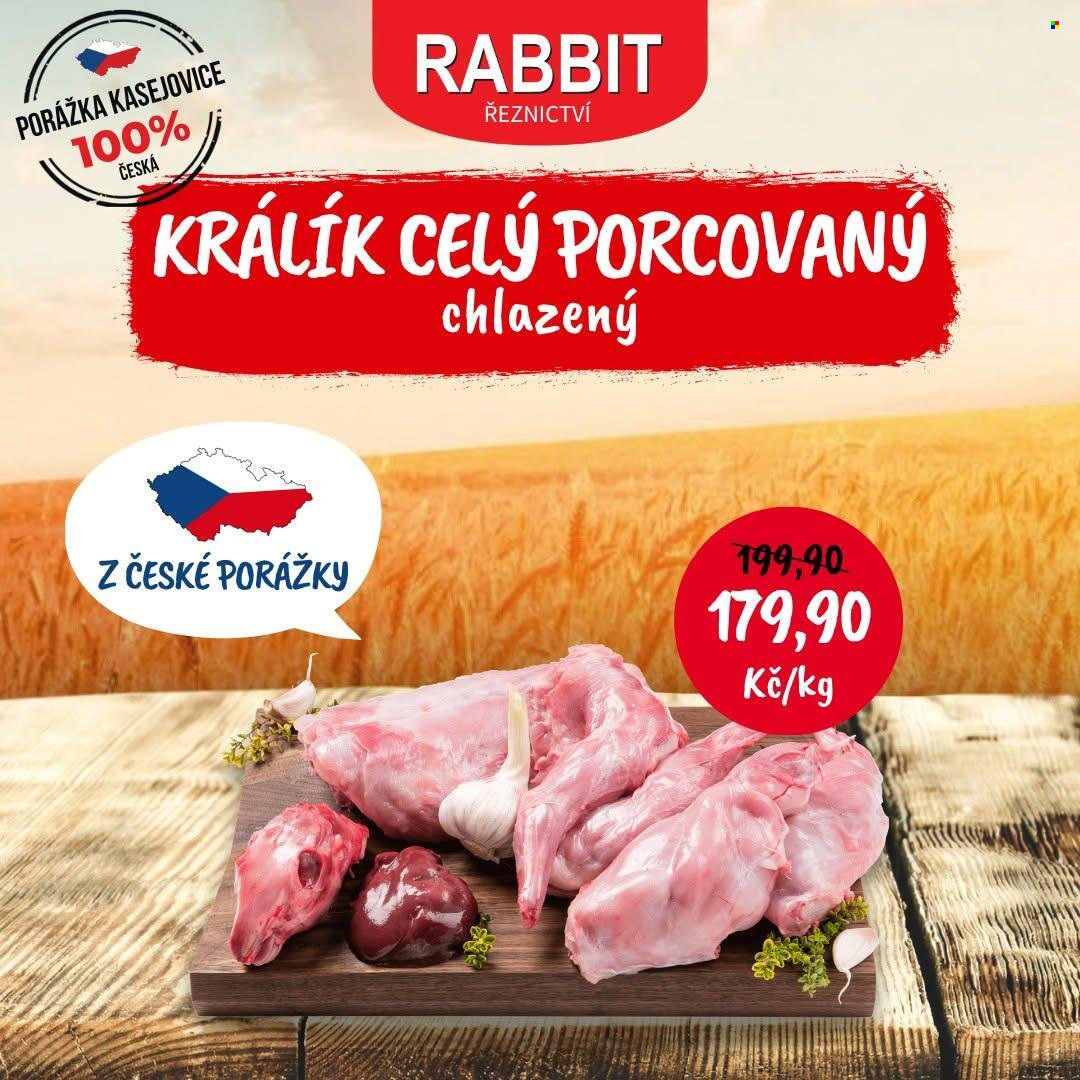 Leták RABBIT řeznictví - 25.8.2026 - 30.8.2026. Strana 3