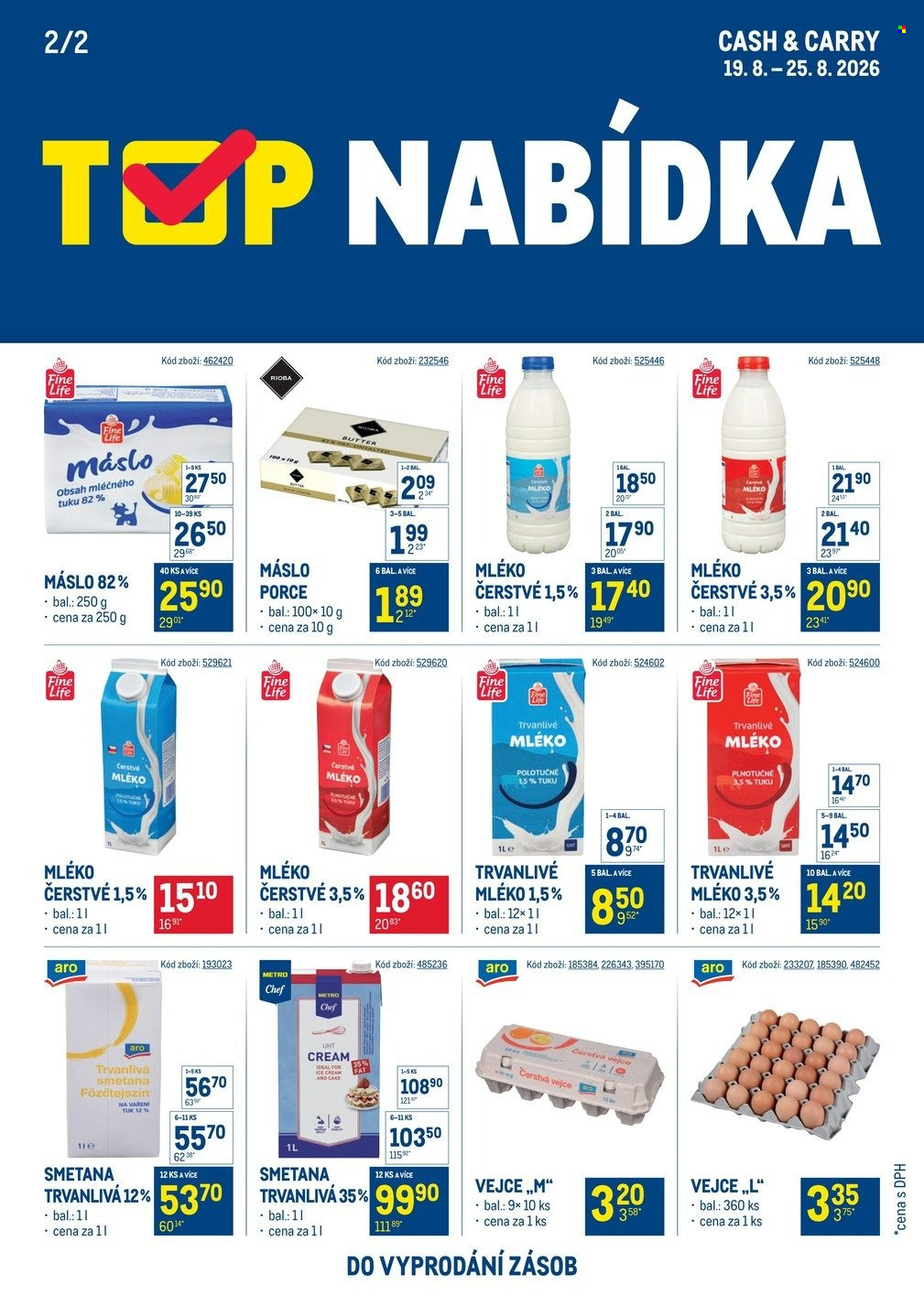 Leták MAKRO - 19.8.2026 - 25.8.2026. Strana 1