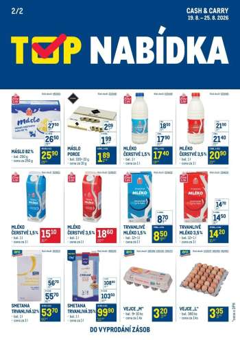 Leták MAKRO - 19.8.2026 - 25.8.2026.