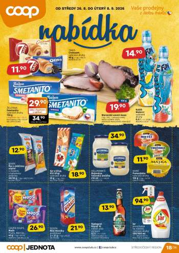 Leták coop JEDNOTA - 26.8.2026 - 8.9.2026.