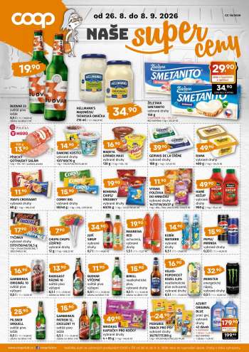 Leták coop JEDNOTA - 26.8.2026 - 8.9.2026.