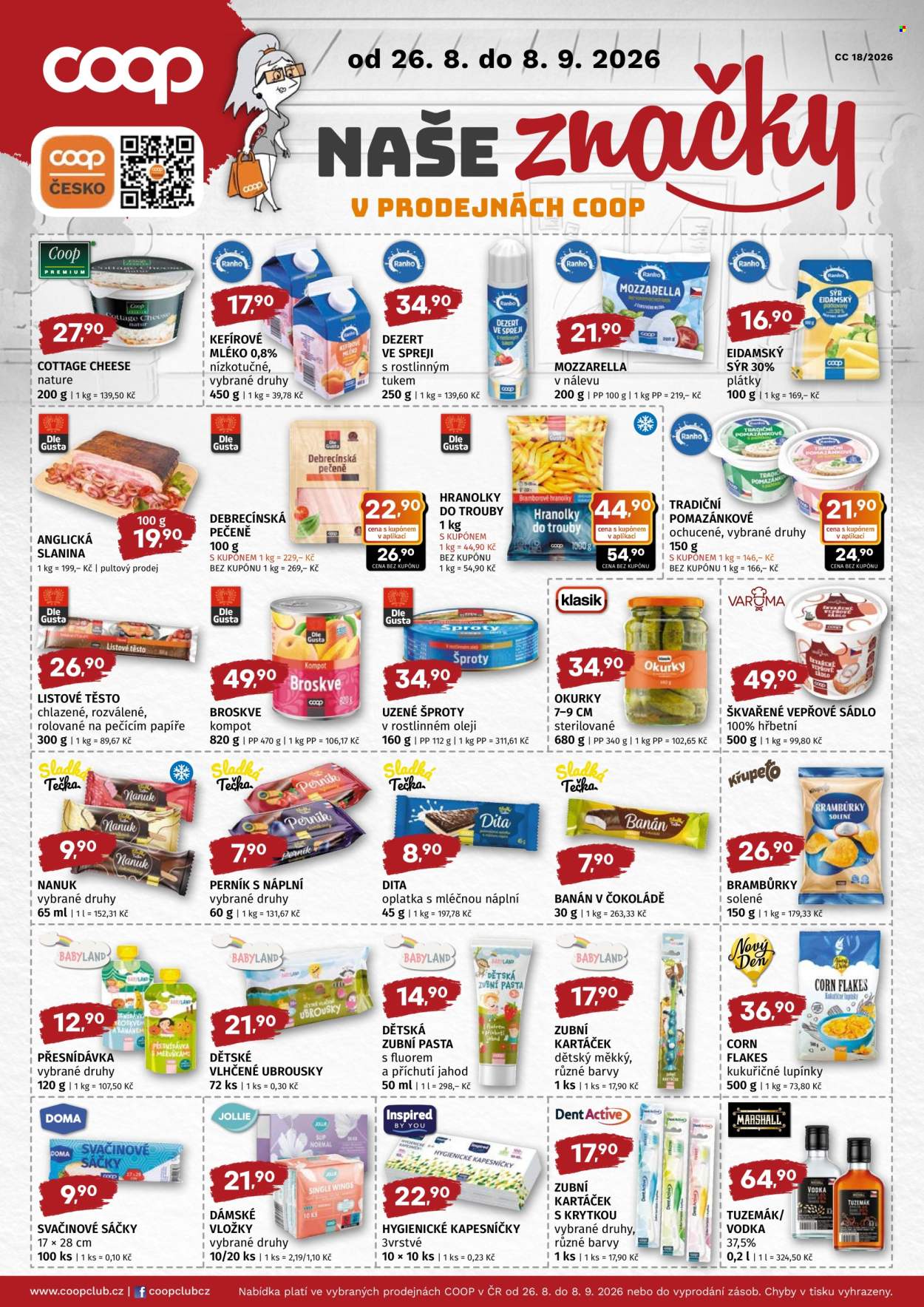 Leták coop JEDNOTA - 26.8.2026 - 8.9.2026. Strana 2