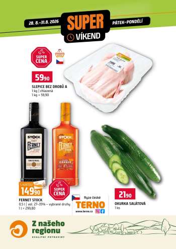 Leták coop TERNO - 28.8.2026 - 31.8.2026.