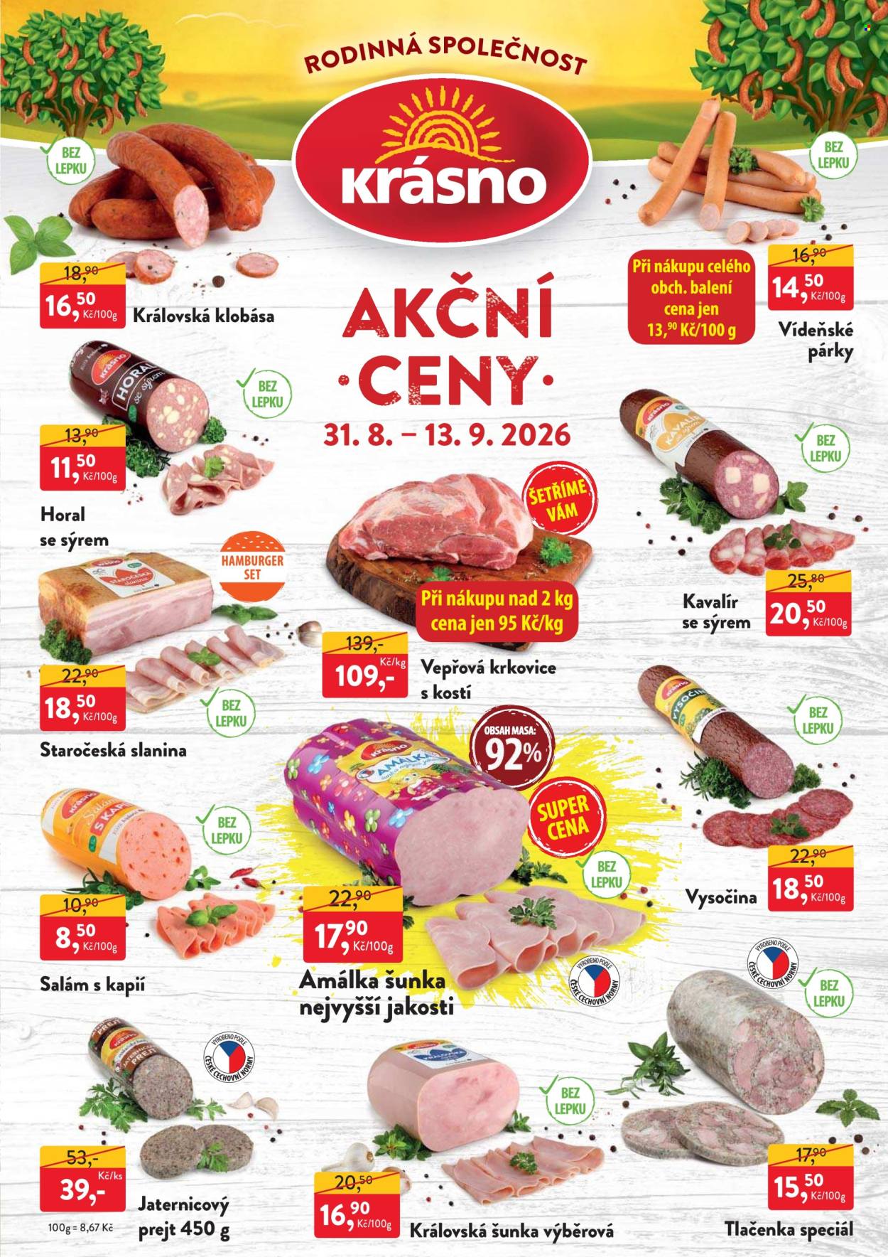 Leták MP Krásno - 31.8.2026 - 13.9.2026. Strana 1
