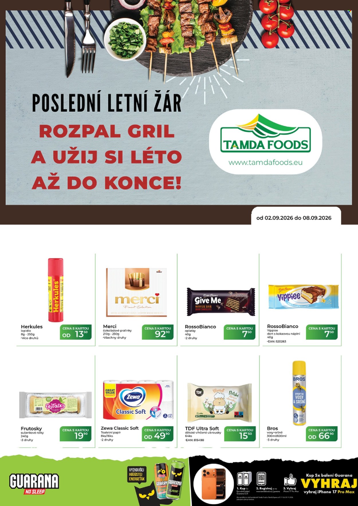Leták Tamda Foods - 2.9.2026 - 8.9.2026. Strana 1