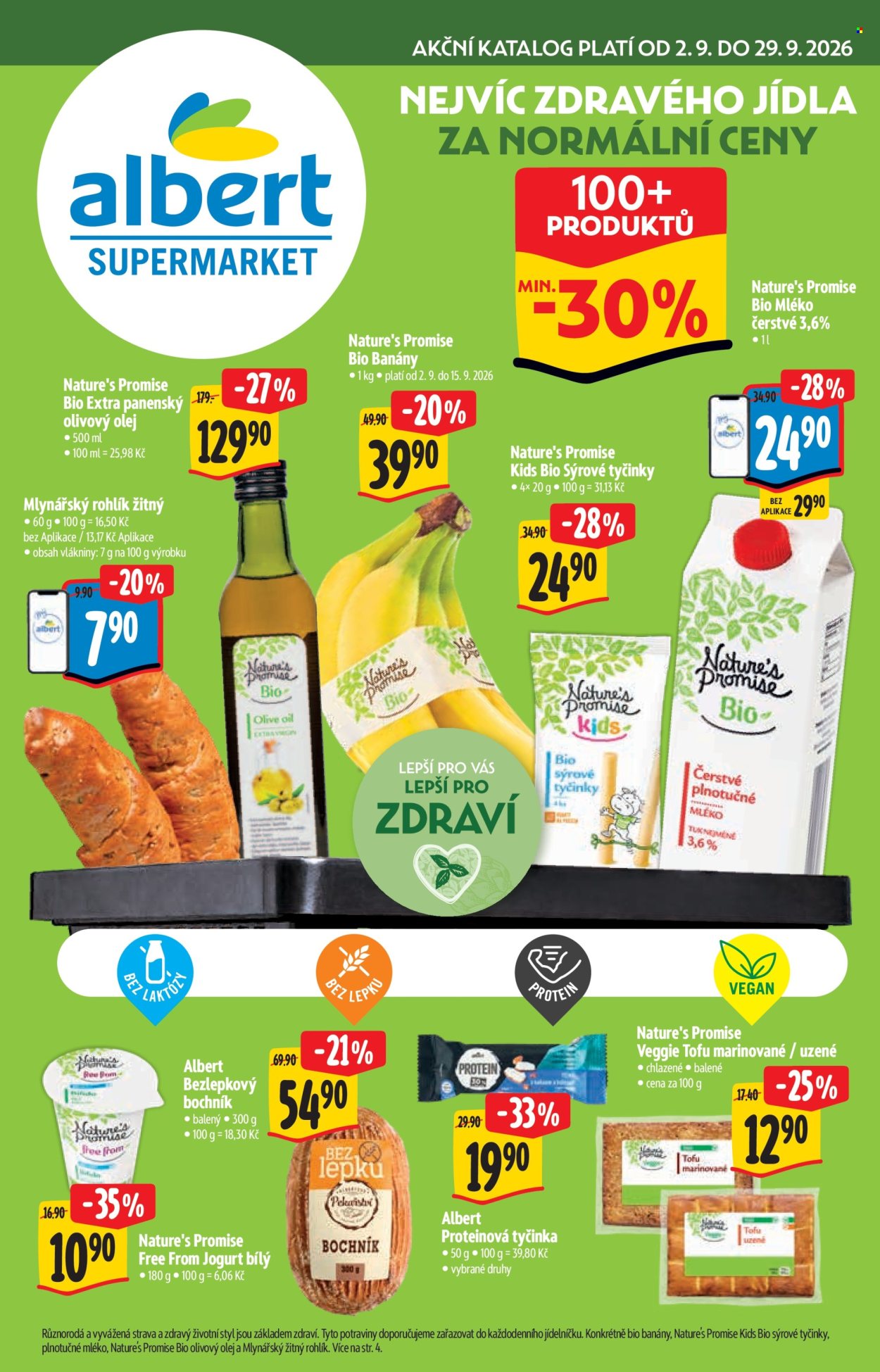 Leták Albert Supermarket - 2.9.2026 - 29.9.2026. Strana 1