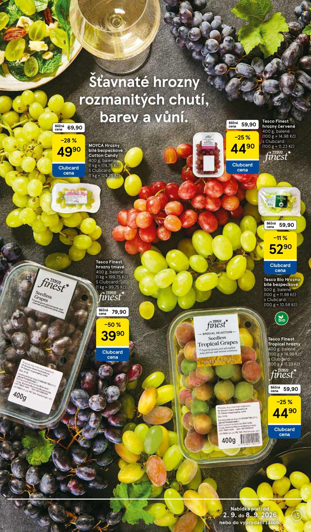 Leták TESCO - 2.9.2026 - 8.9.2026. Strana 15