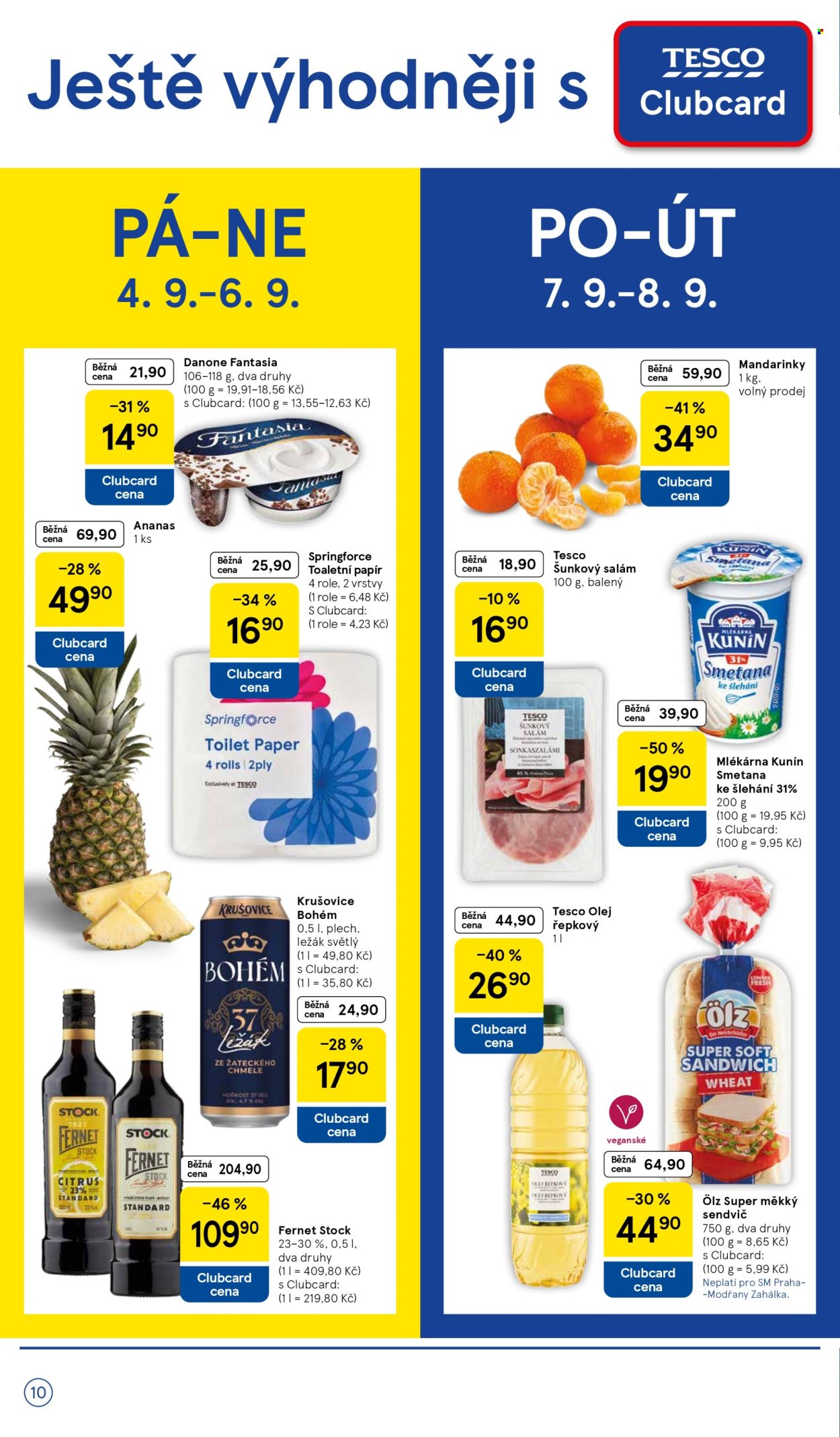 Leták TESCO supermarket - 2.9.2026 - 8.9.2026. Strana 10
