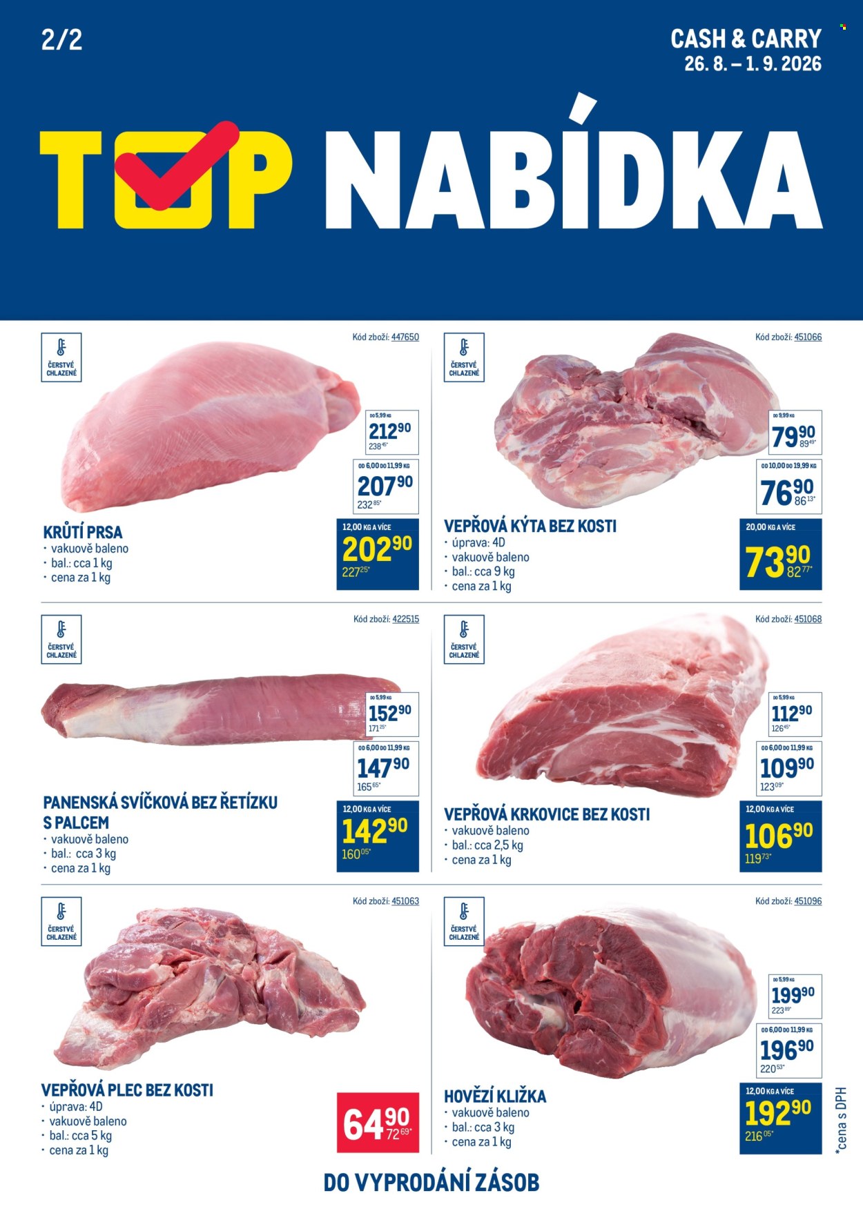 Leták MAKRO - 26.8.2026 - 1.9.2026. Strana 2