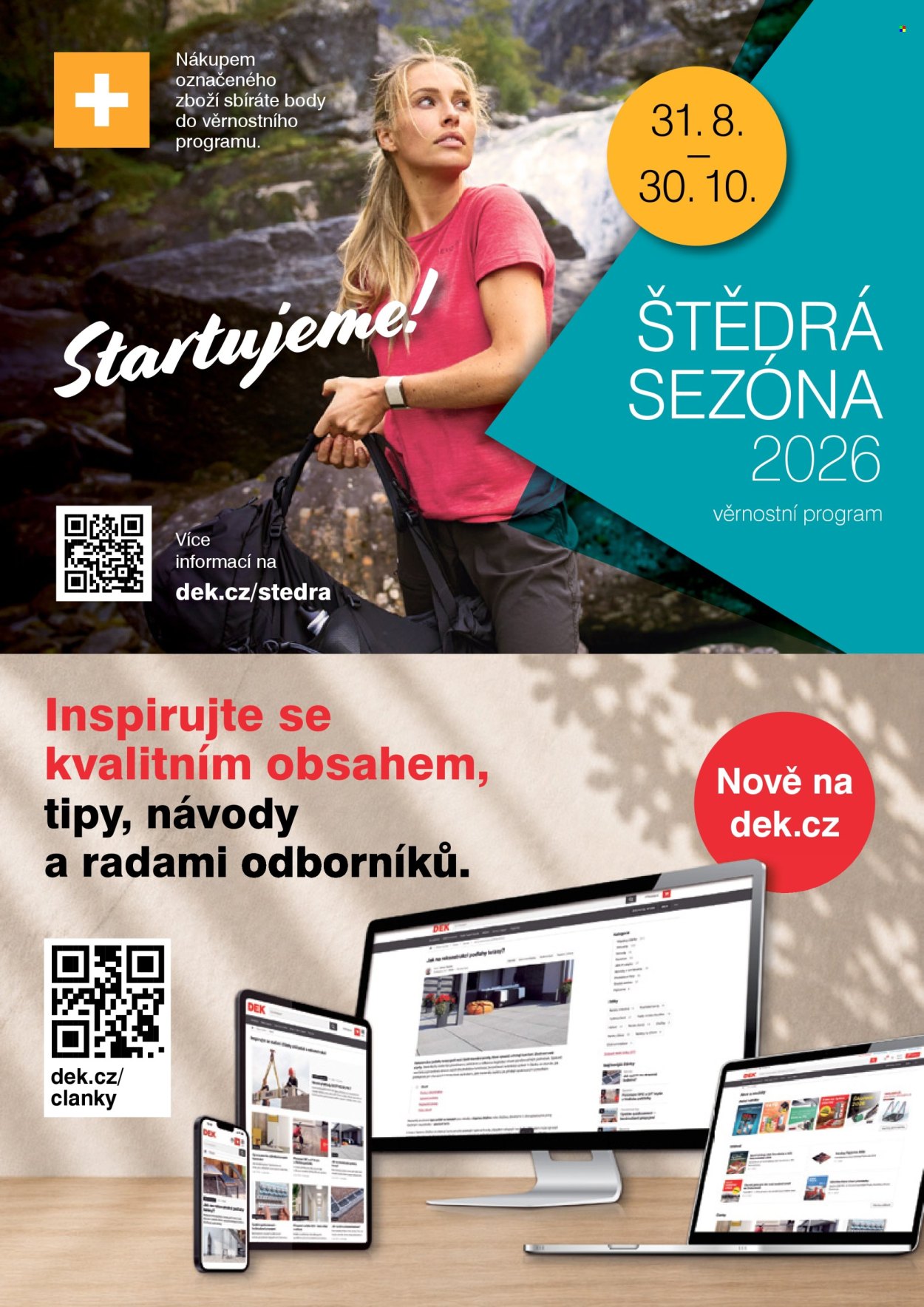 Leták DEK - 1.9.2026 - 27.9.2026. Strana 2
