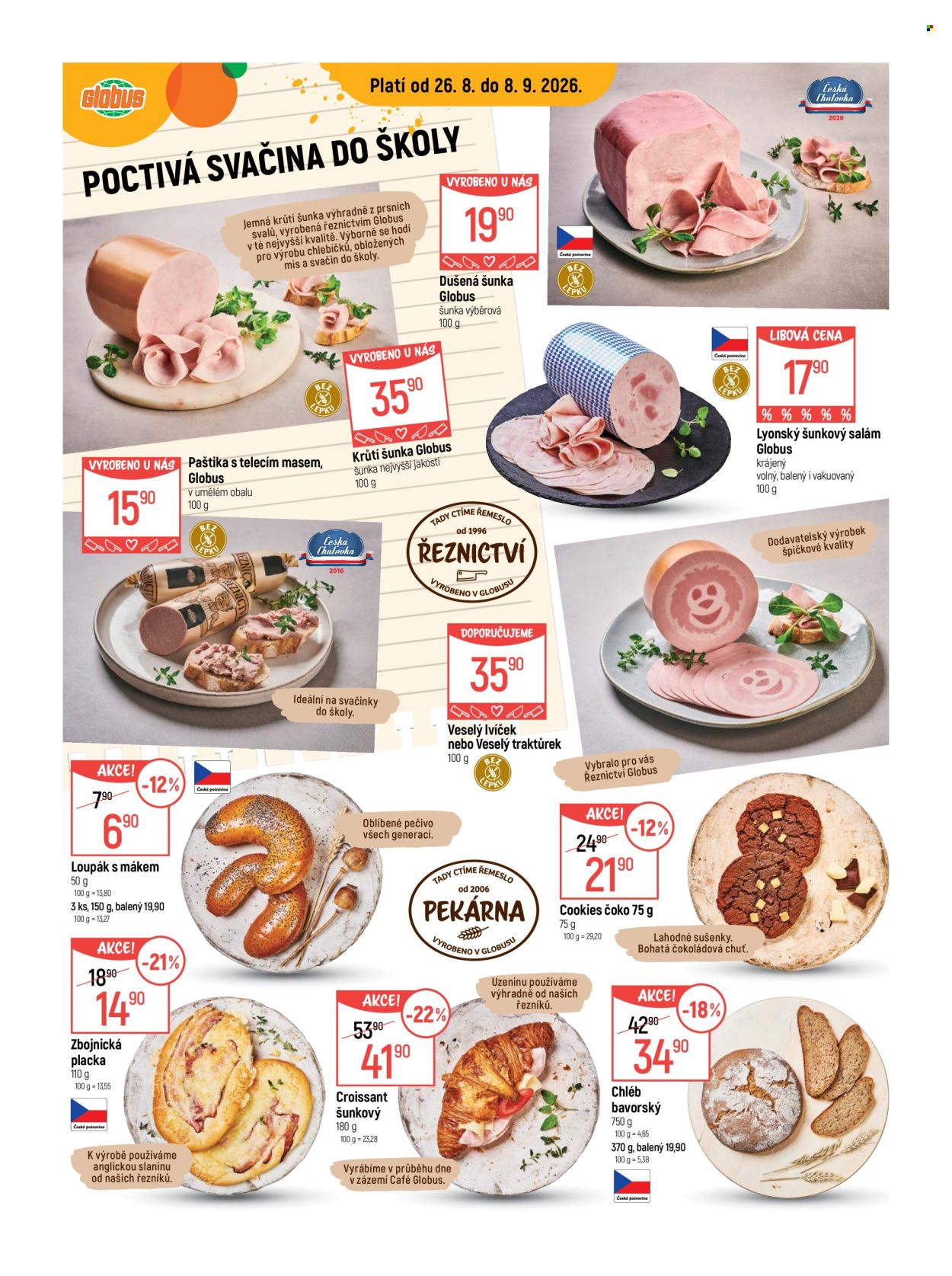 Leták Globus - 26.8.2026 - 8.9.2026. Strana 3