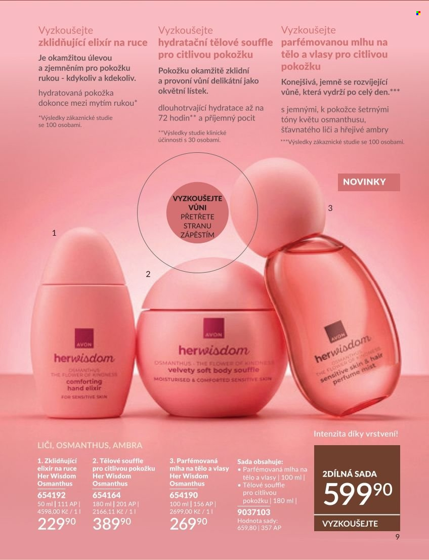 Leták AVON - 1.9.2026 - 30.9.2026. Strana 9