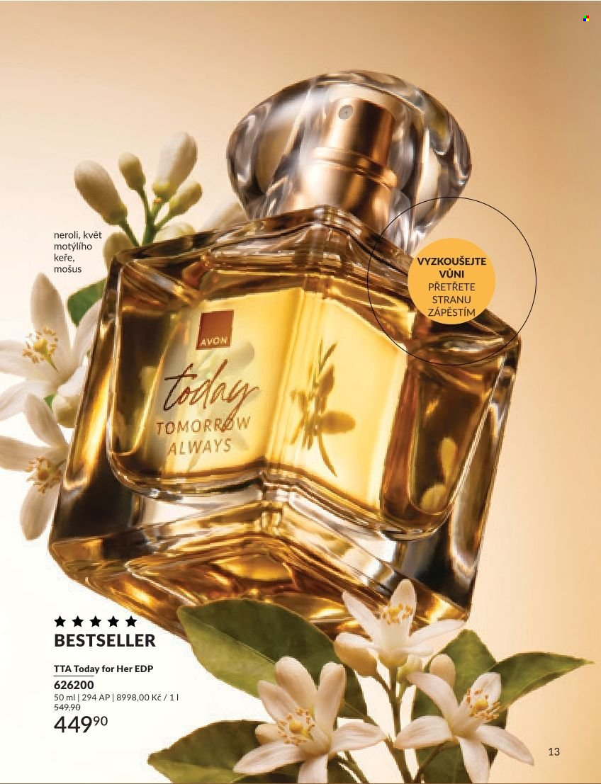 Leták AVON - 1.9.2026 - 30.9.2026. Strana 13