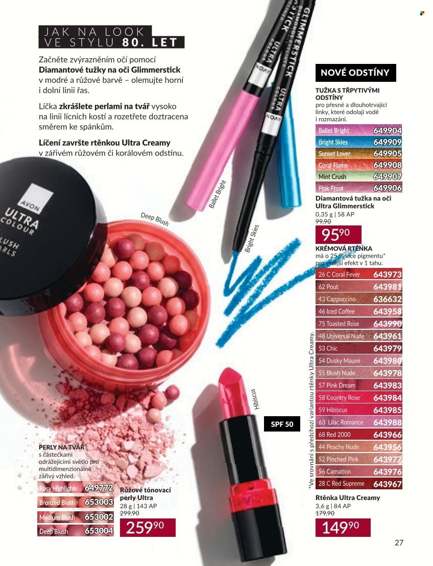Leták AVON - 1.9.2026 - 30.9.2026. Strana 27