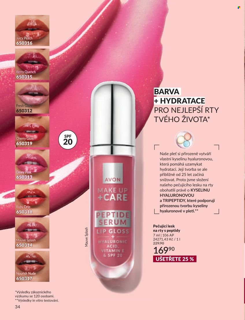 Leták AVON - 1.9.2026 - 30.9.2026. Strana 34