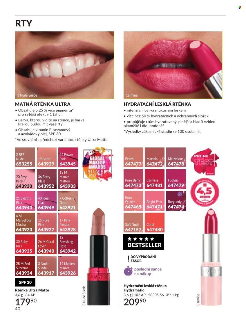 Leták AVON - 1.9.2026 - 30.9.2026. Strana 40