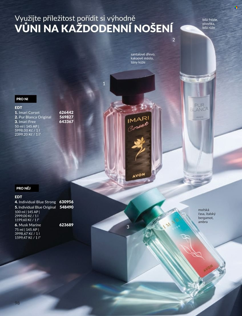 Leták AVON - 1.9.2026 - 30.9.2026. Strana 98