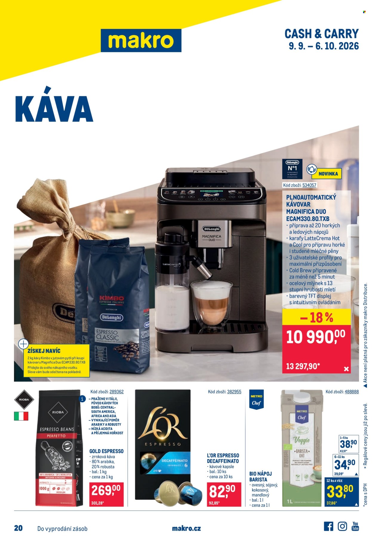 Leták MAKRO - 9.9.2026 - 6.10.2026. Strana 1