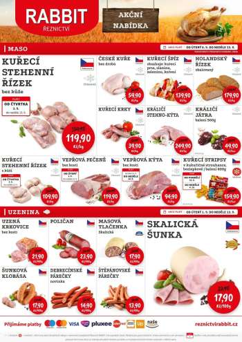 Leták RABBIT řeznictví - 8.9.2026 - 13.9.2026.