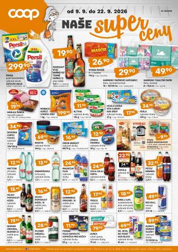 Leták coop JEDNOTA - 9.9.2026 - 22.9.2026.