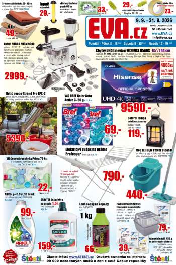 Leták EVA supermarket - 9.9.2026 - 21.9.2026.