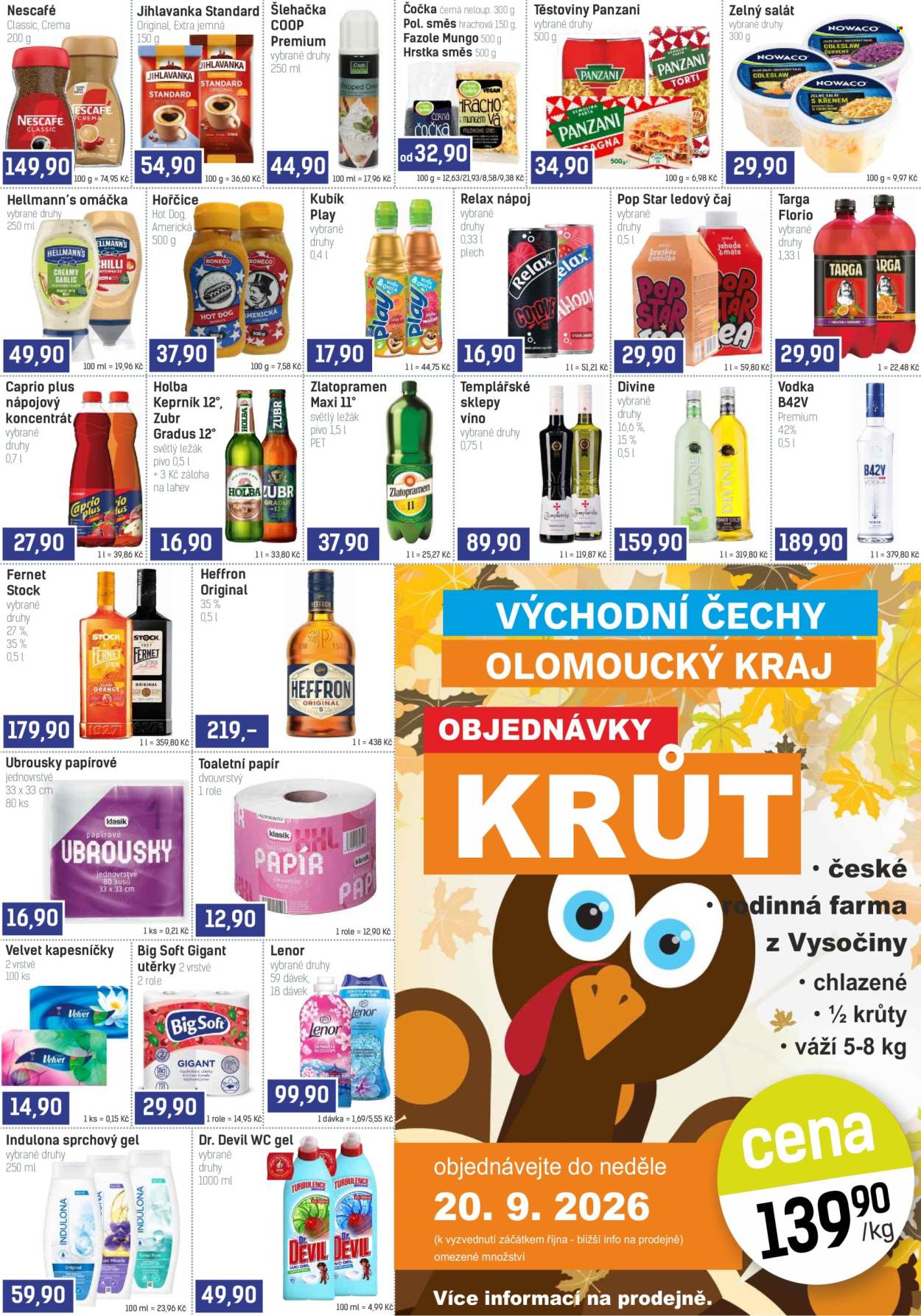 Leták Konzum - 9.9.2026 - 22.9.2026. Strana 3