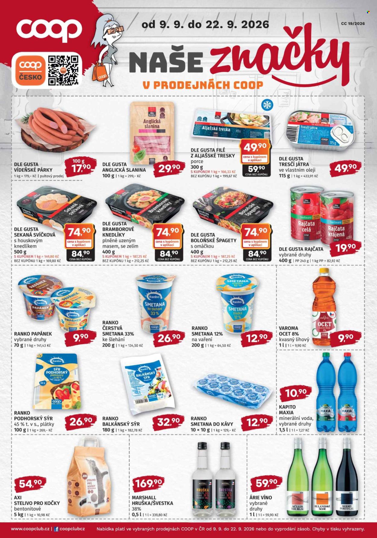 Leták Konzum - 9.9.2026 - 22.9.2026. Strana 9