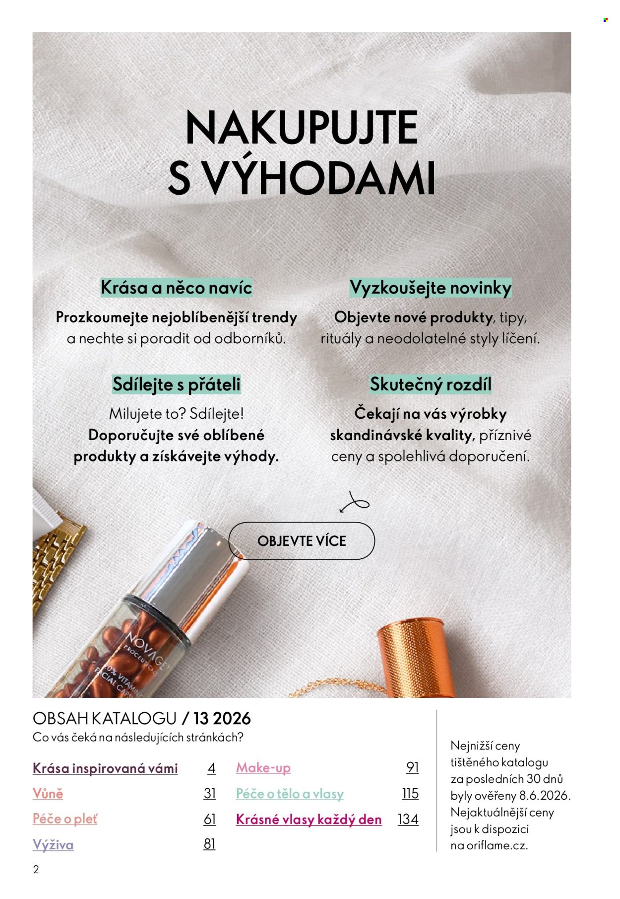 Leták ORIFLAME - 9.9.2026 - 29.9.2026. Strana 2