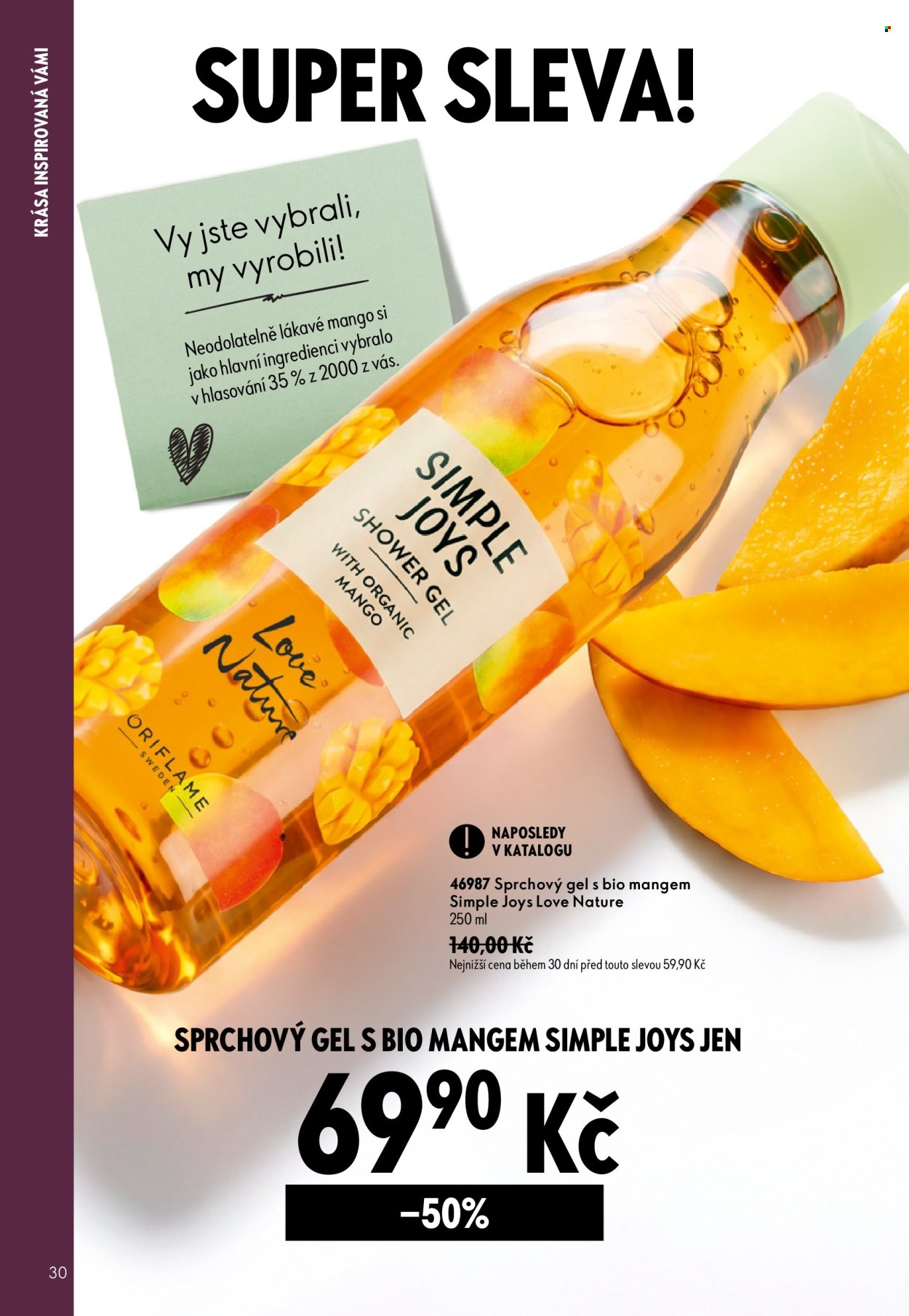 Leták ORIFLAME - 9.9.2026 - 29.9.2026. Strana 30