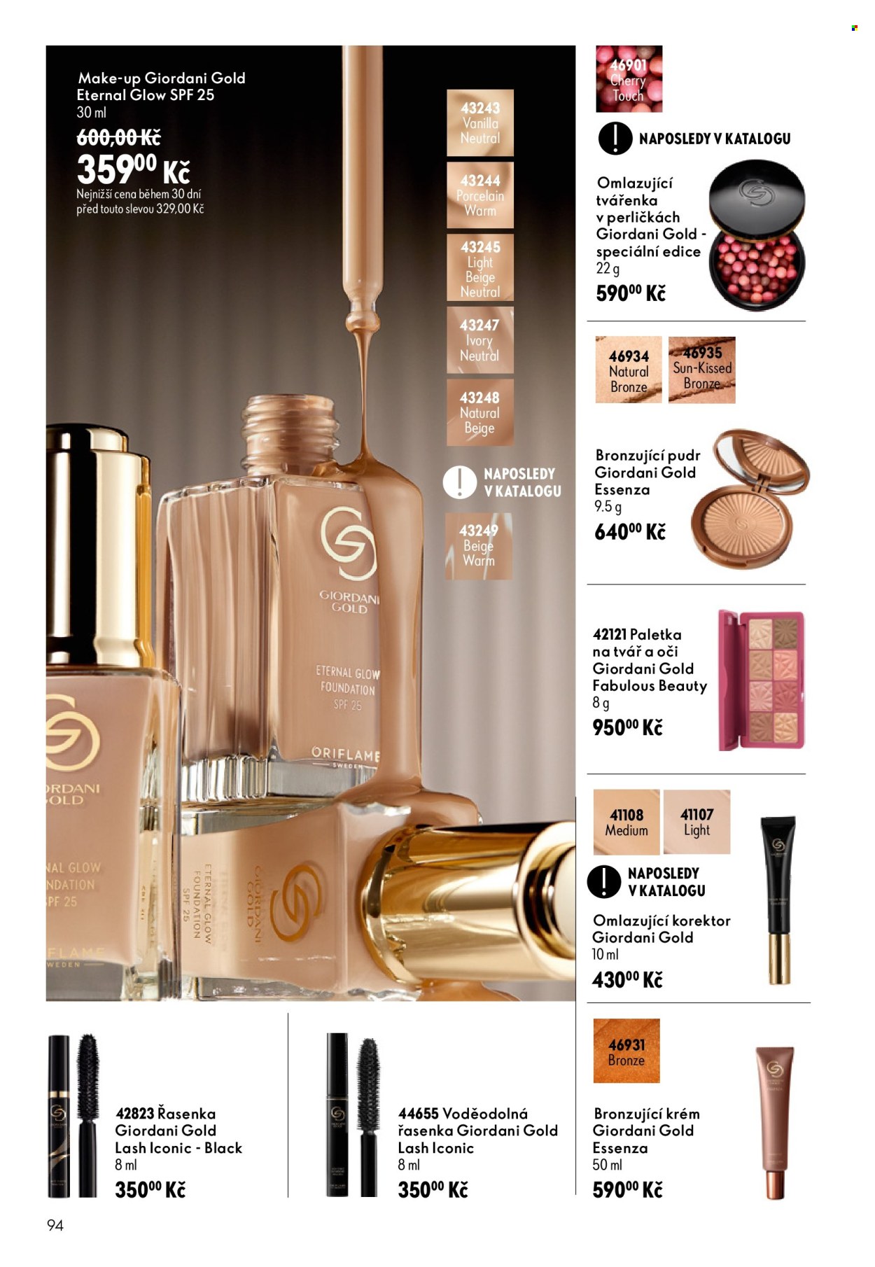 Leták ORIFLAME - 9.9.2026 - 29.9.2026. Strana 94