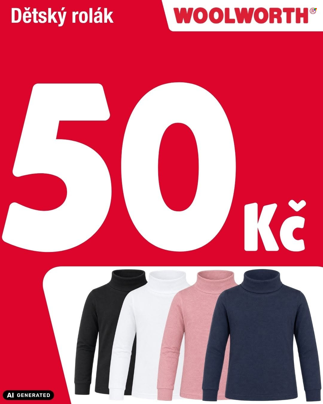Leták Woolworth. Strana 1