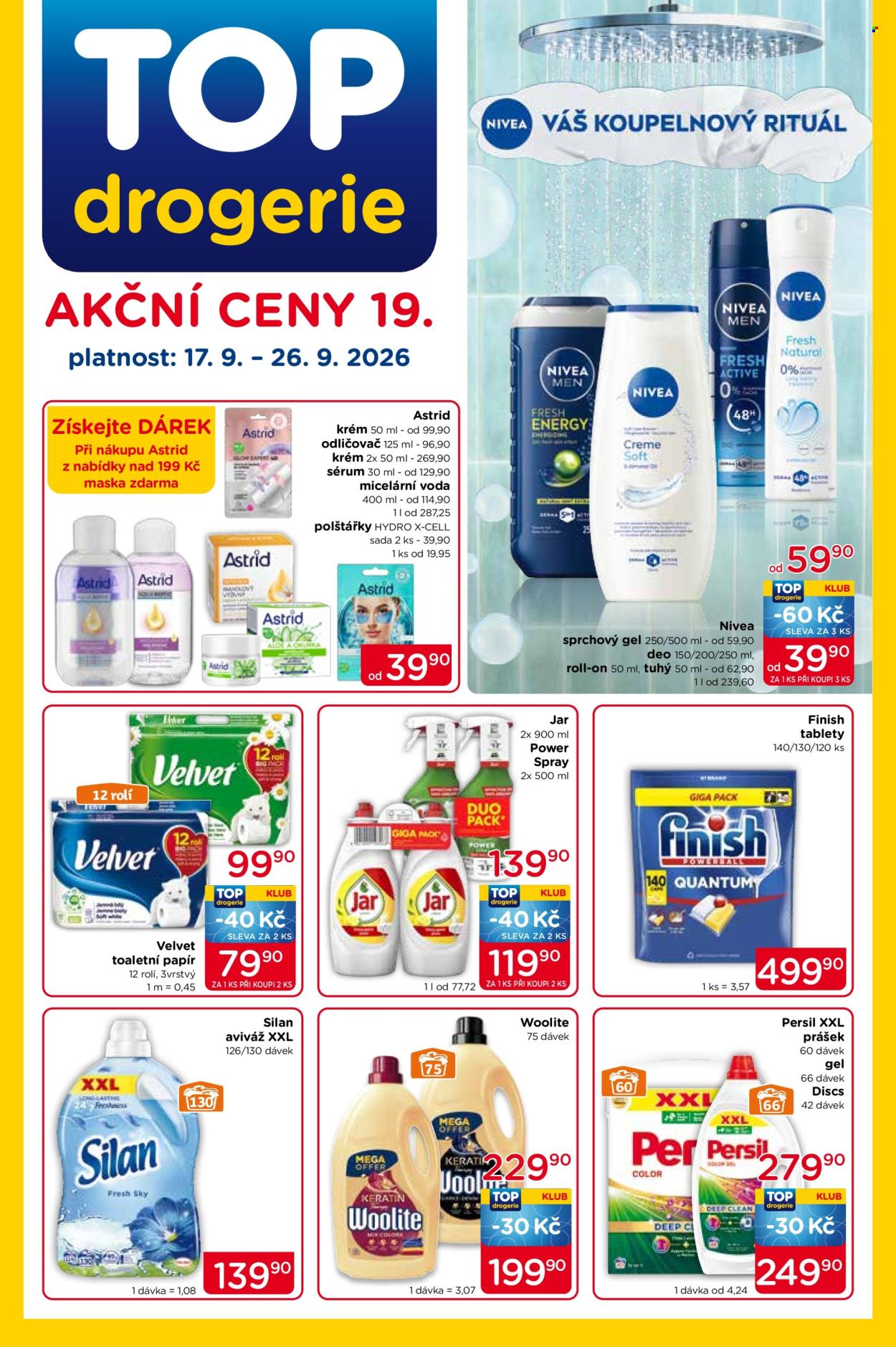 Leták TOP drogerie - 17.9.2026 - 26.9.2026. Strana 1