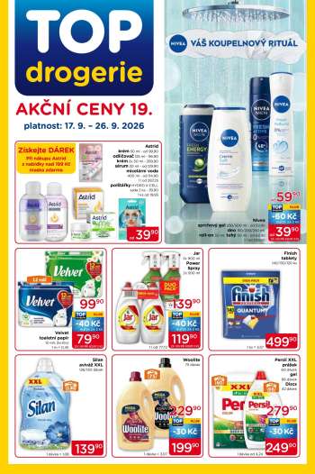 Leták TOP drogerie - 17.9.2026 - 26.9.2026.