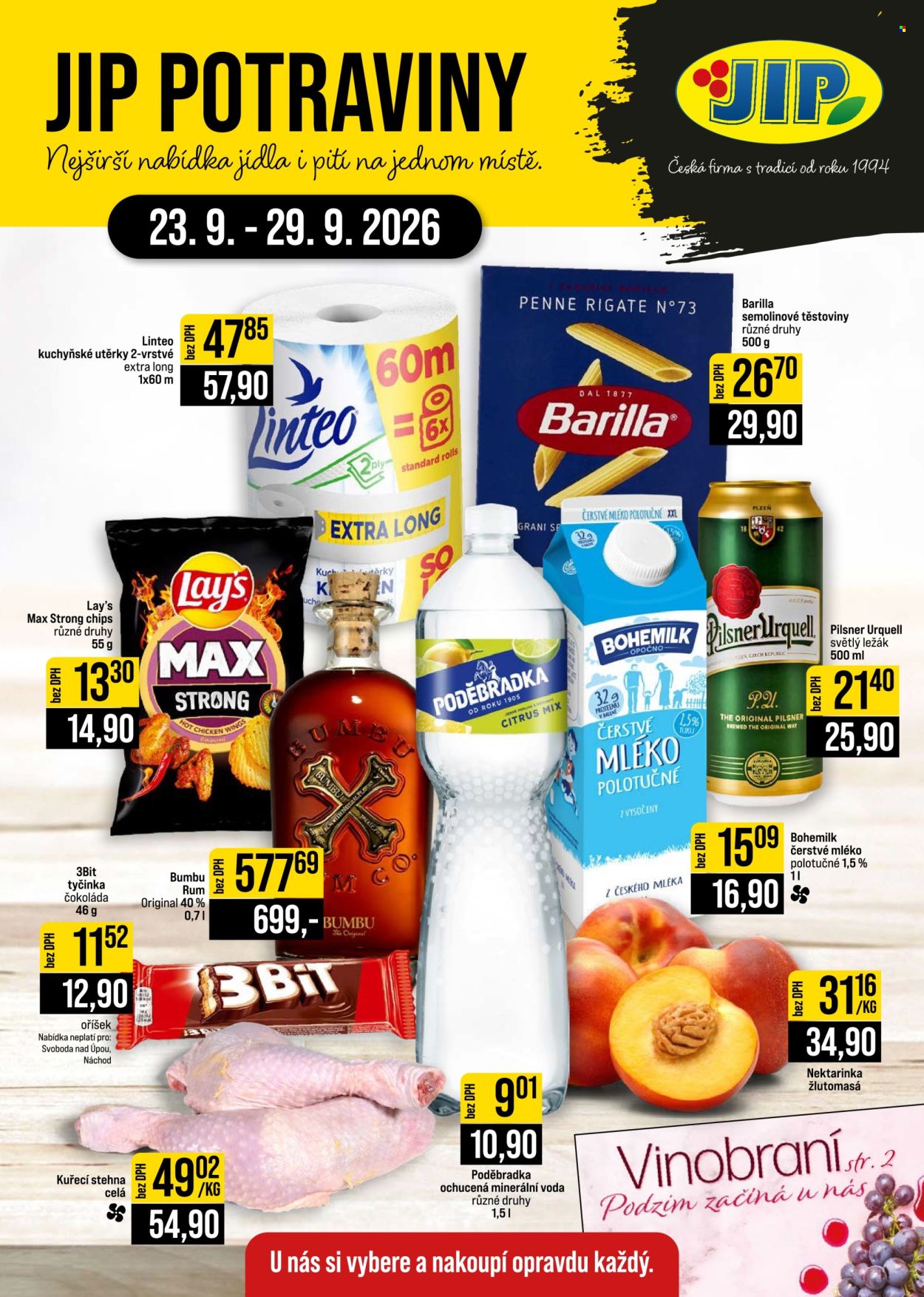 Leták JIP - 23.9.2026 - 29.9.2026. Strana 1