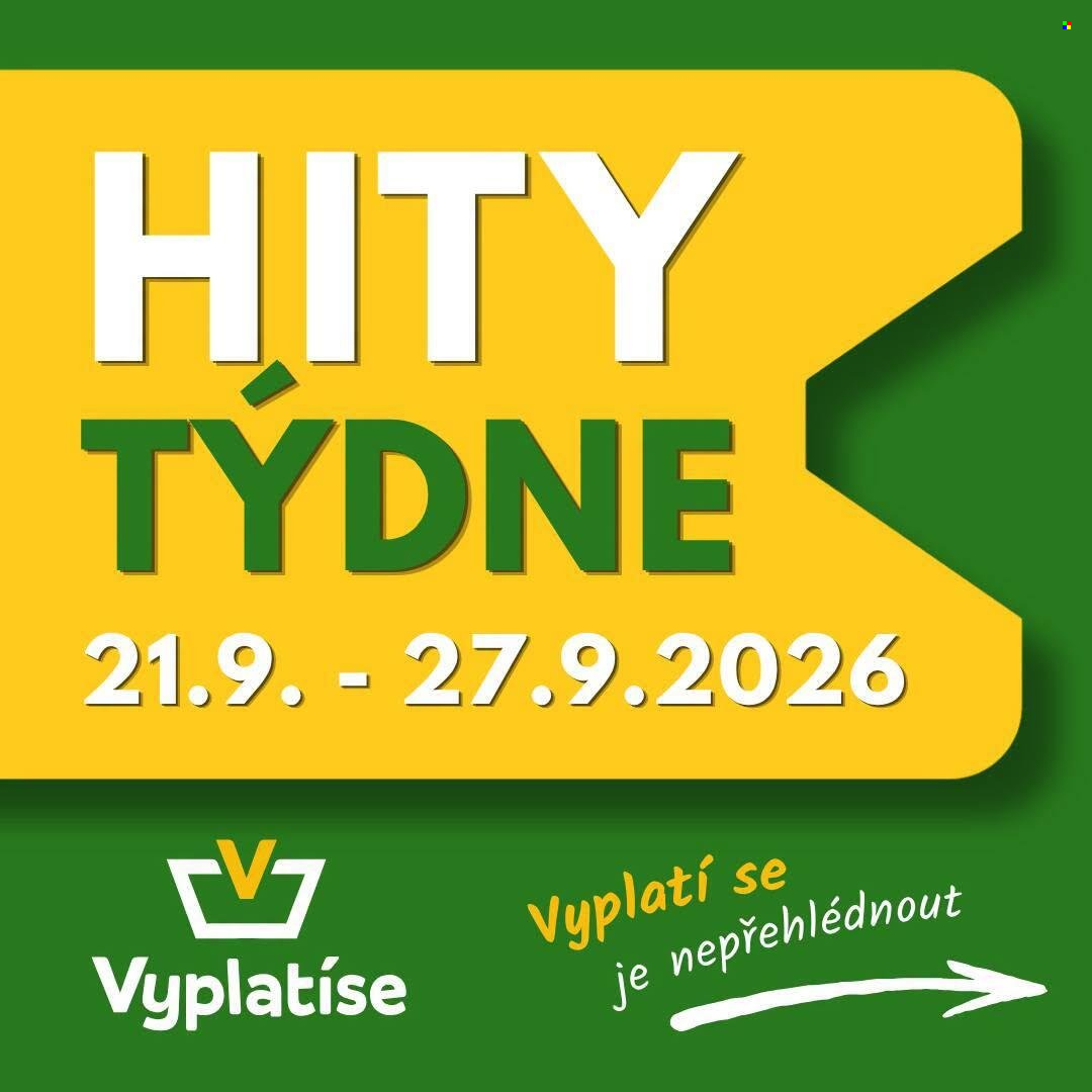 Leták Vyplatíse - 21.9.2026 - 27.9.2026. Strana 1