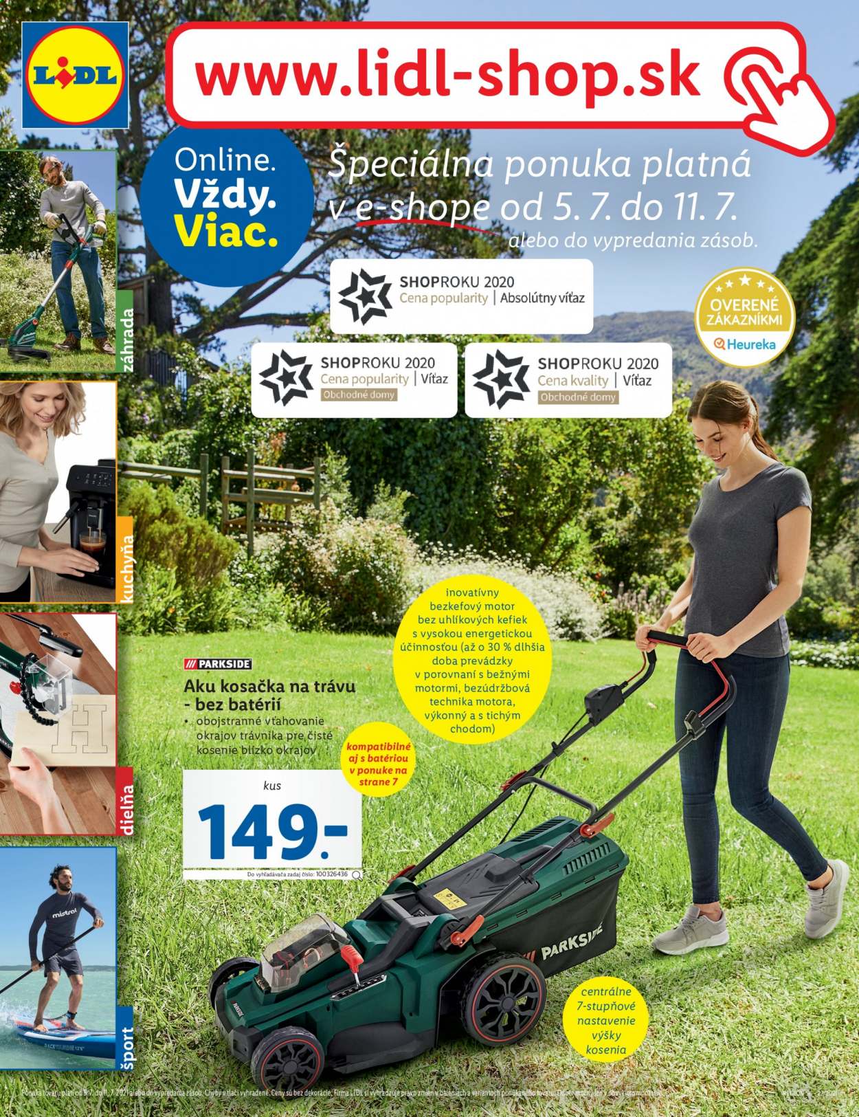 Leták Lidl - 5.7.2021 - 11.7.2021. Strana 1