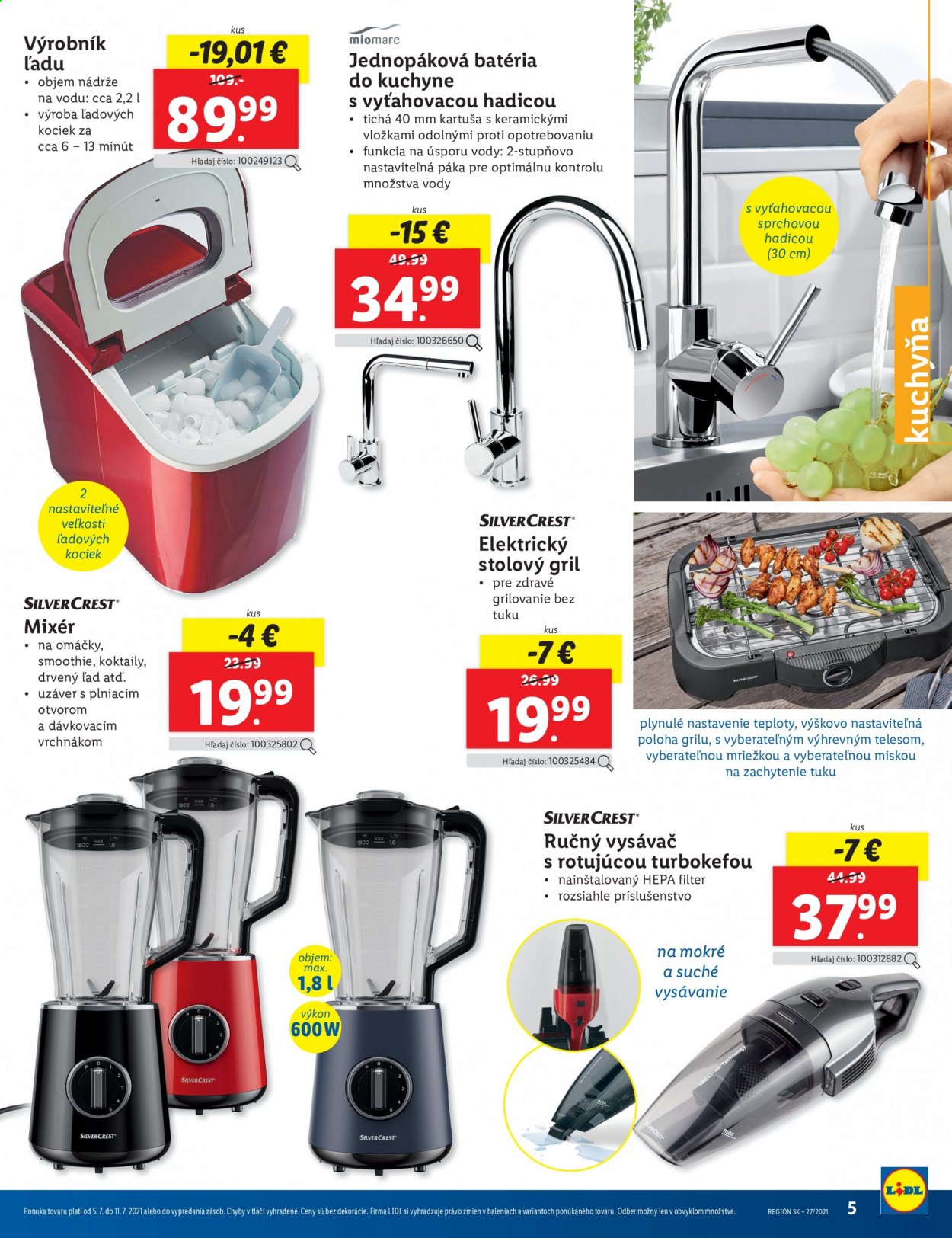 Leták Lidl - 5.7.2021 - 11.7.2021. Strana 5