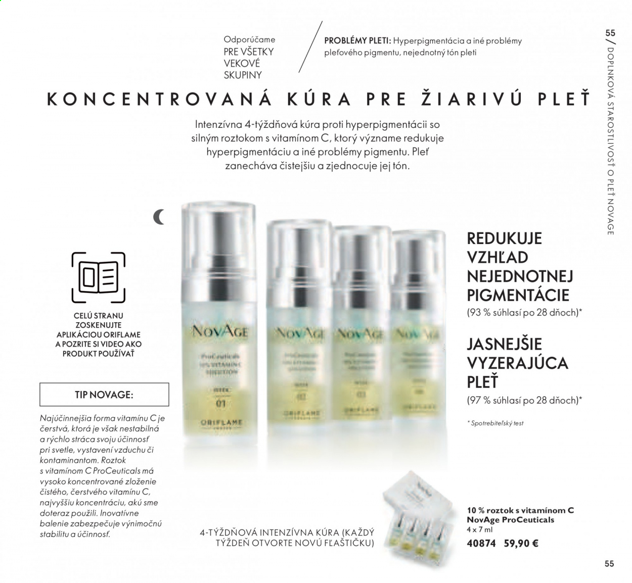 Leták Oriflame. Strana 55