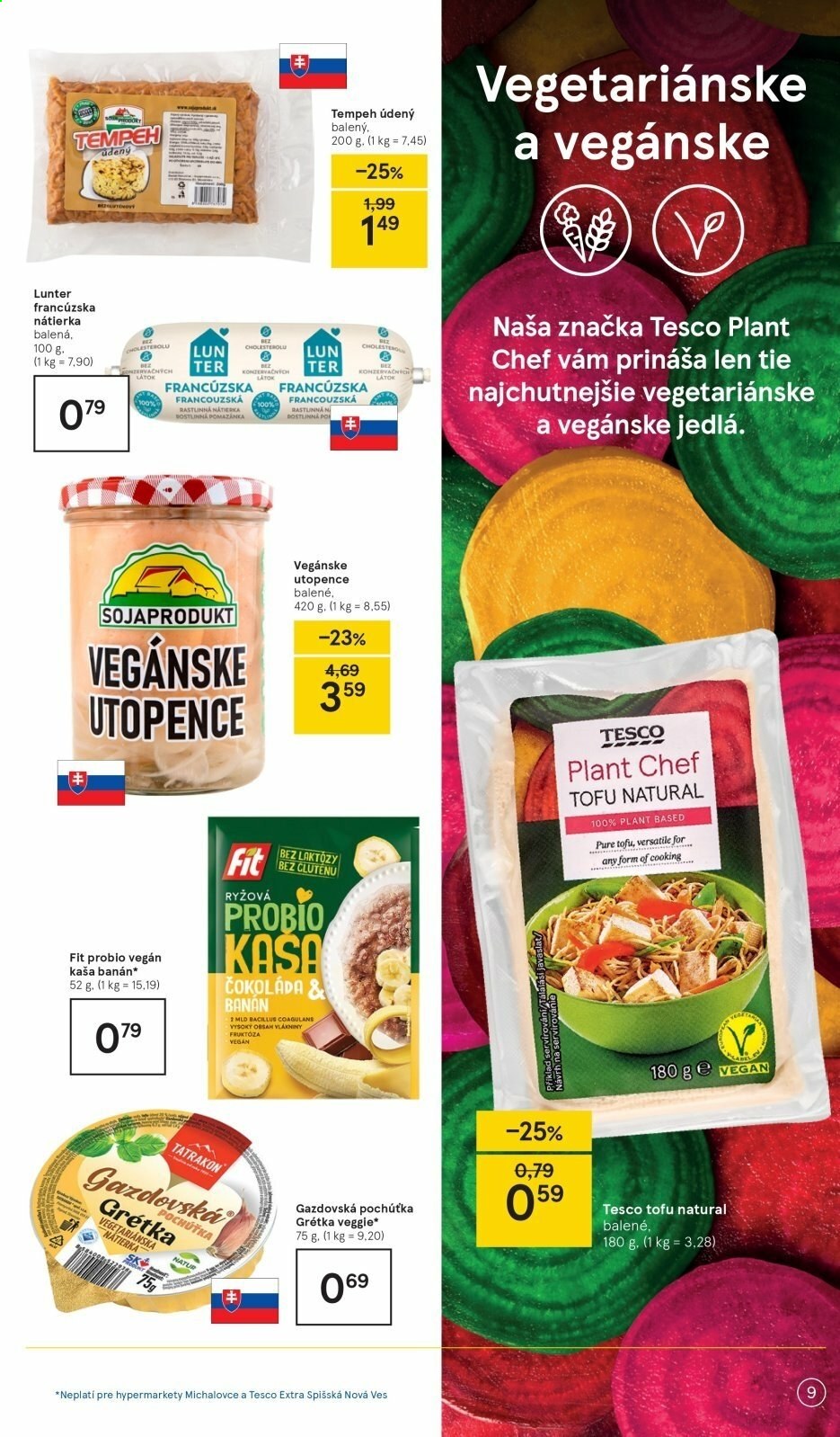 Leták TESCO - 7.7.2021 - 3.8.2021. Strana 9