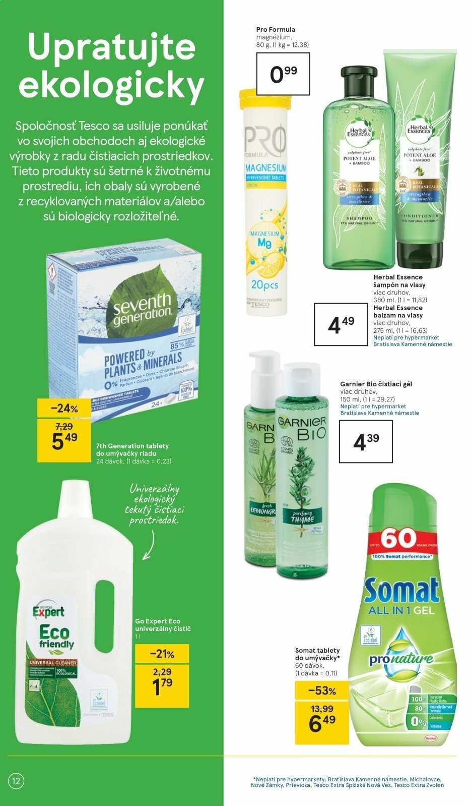 Leták TESCO - 7.7.2021 - 3.8.2021. Strana 12