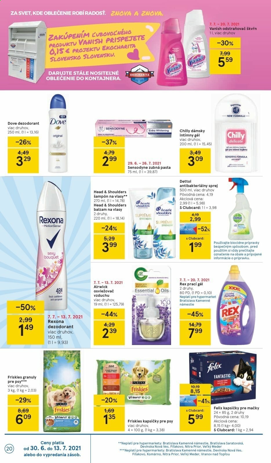 Leták TESCO - 7.7.2021 - 13.7.2021. Strana 20