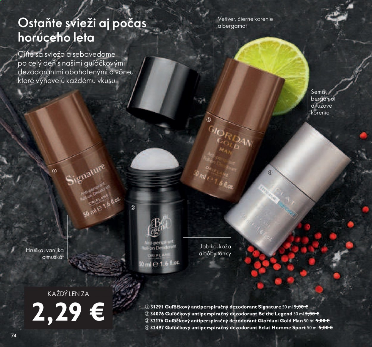 Leták Oriflame - 6.7.2021 - 26.7.2021. Strana 74