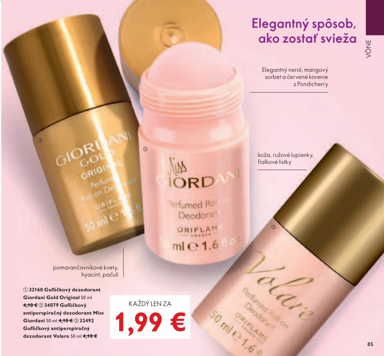 Leták Oriflame - 6.7.2021 - 26.7.2021. Strana 85