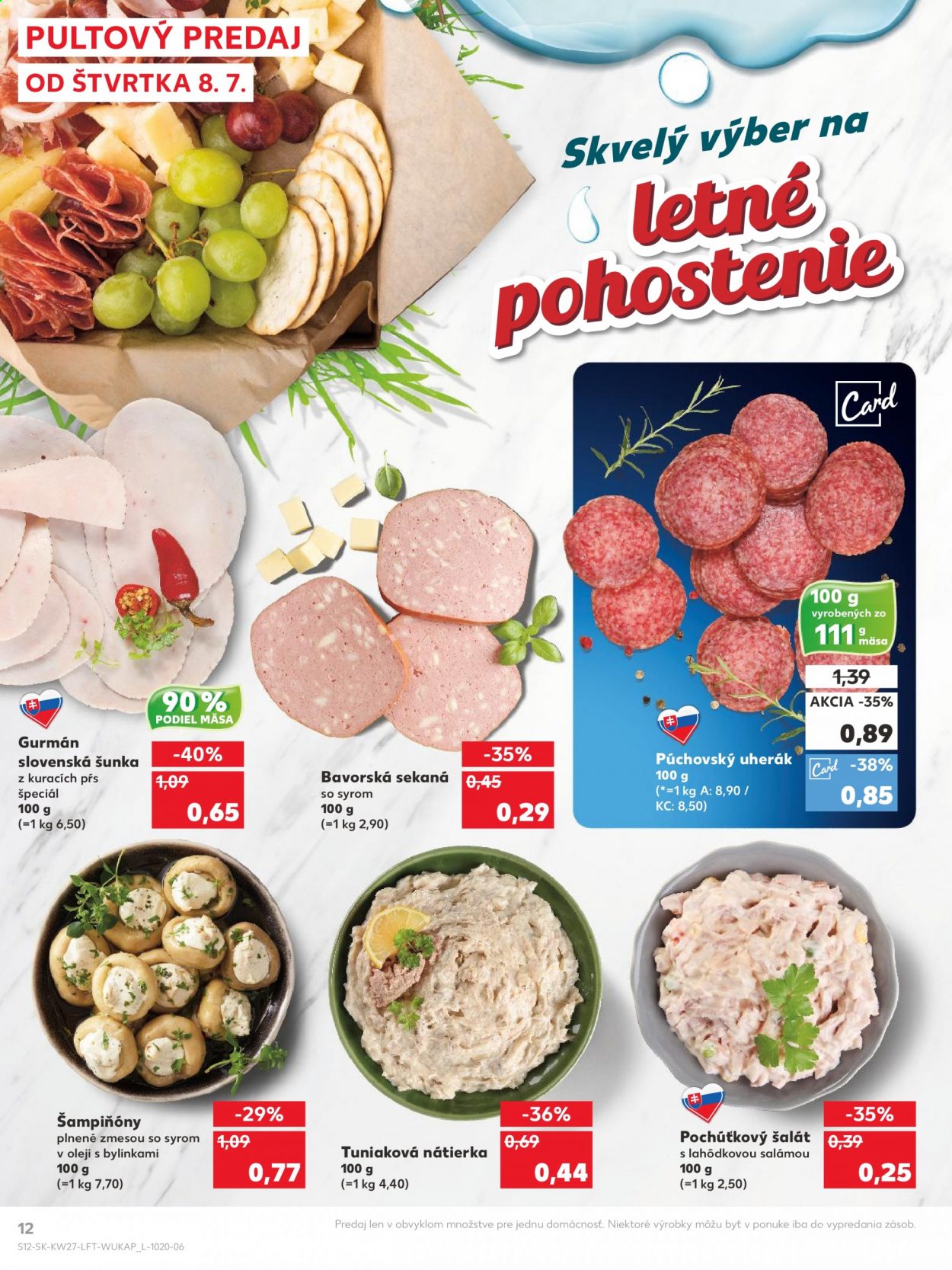 Leták Kaufland - 8.7.2021 - 14.7.2021. Strana 12