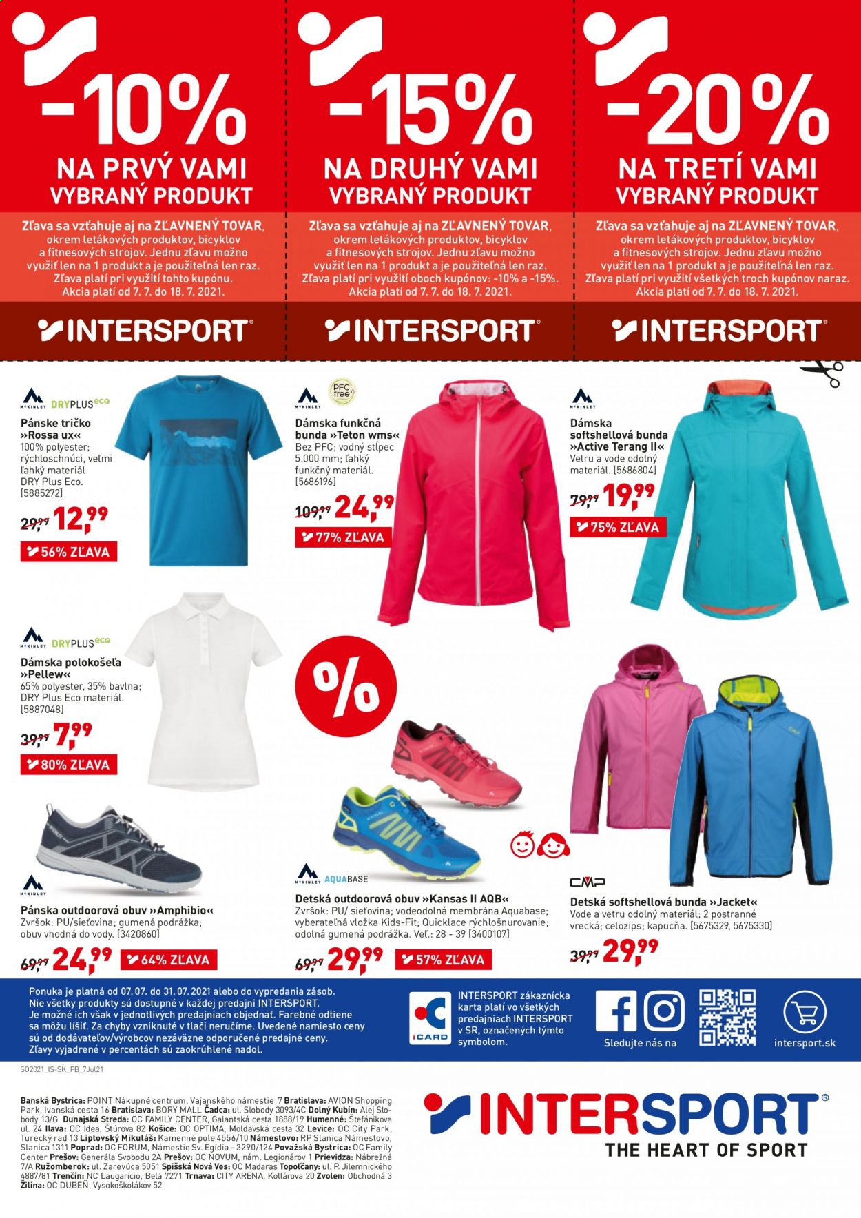 Leták Intersport - 7.7.2021 - 31.7.2021. Strana 4