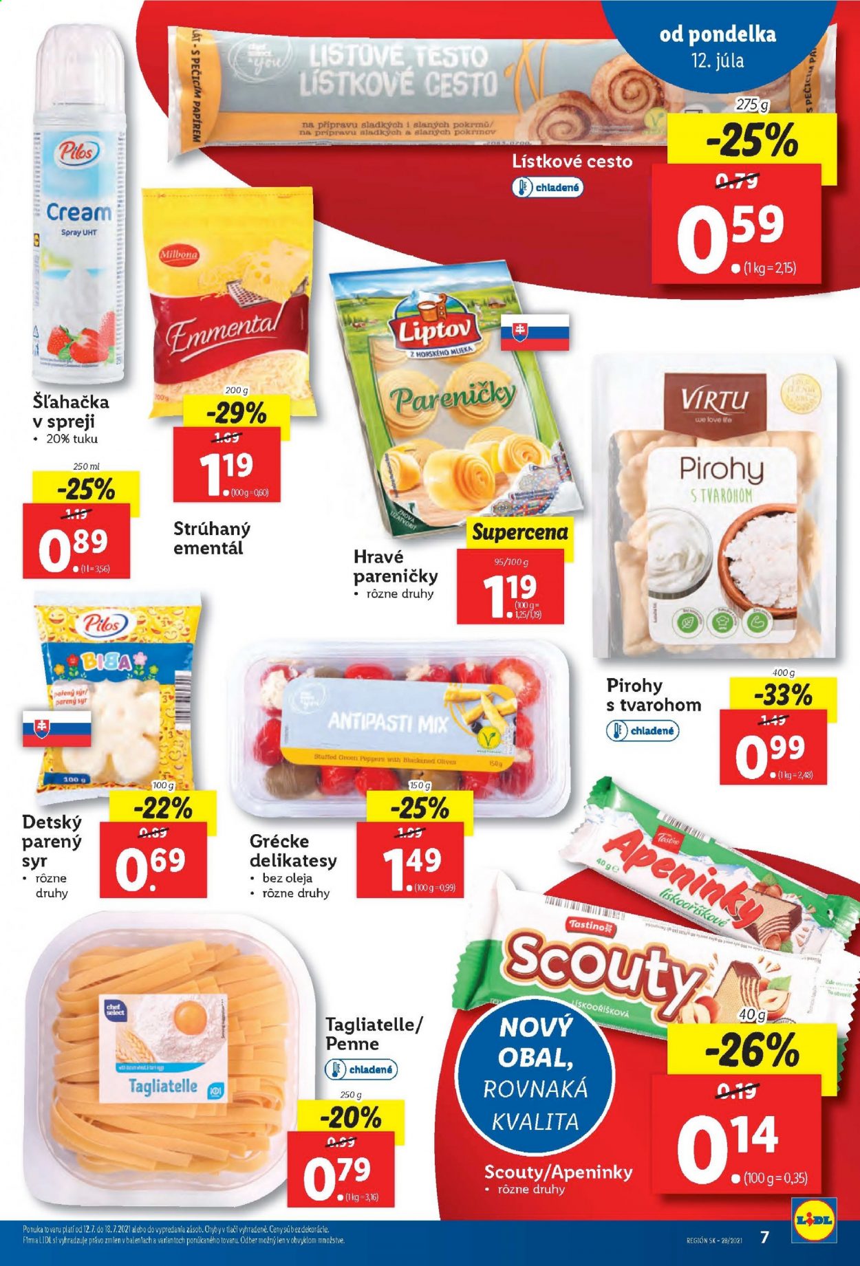 Leták Lidl - 12.7.2021 - 18.7.2021. Strana 7